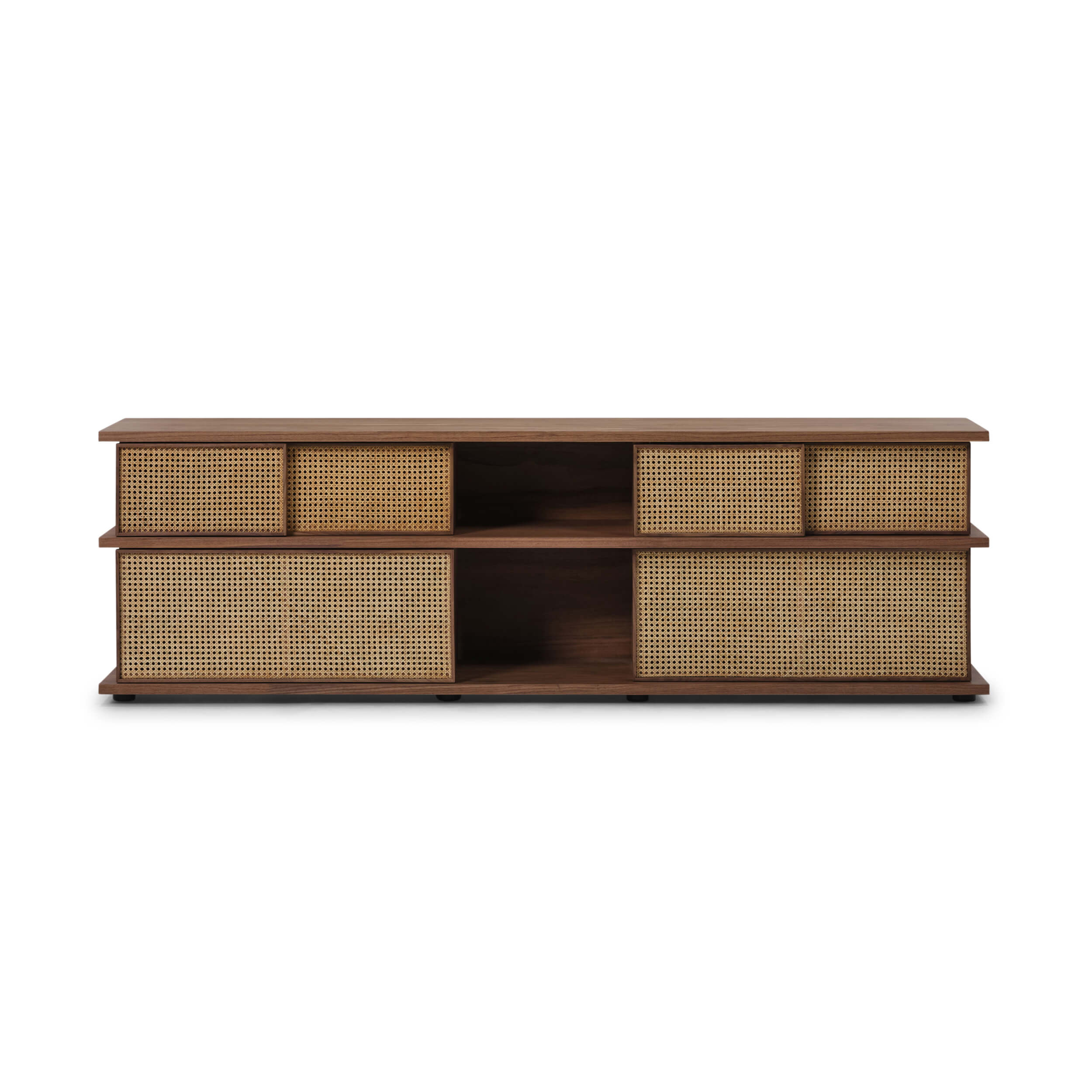Plank Cane 83" Tall Media Unit